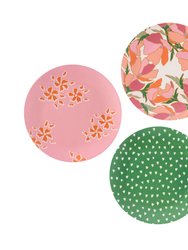 Primavera Assorted Set Of 4 Appetizer Plates