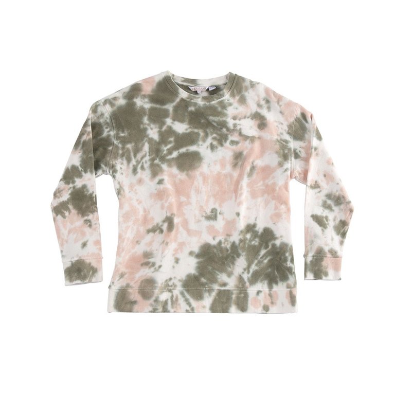 Rae Tie Dye Sweatshirt, Green