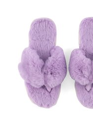 Rina Thong Slippers - Lilac