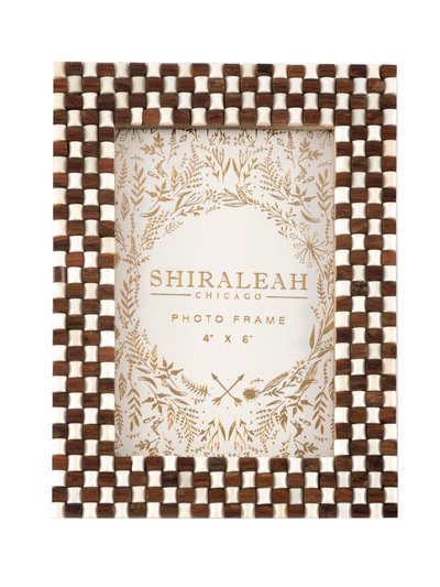 Shiraleah Roma Check 4" x 6" Picture Frame, Multi product