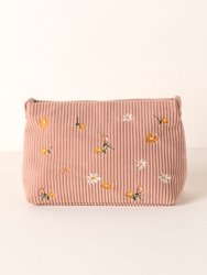 Roux Zip Pouch, Blush