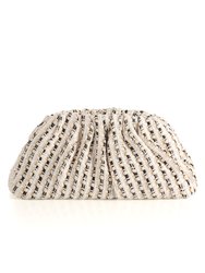 Salerno Clutch, Ivory - Ivory