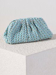 Salerno Clutch, Turquoise - Turquoise