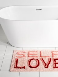 "Self Love" Bath Mat - Blush