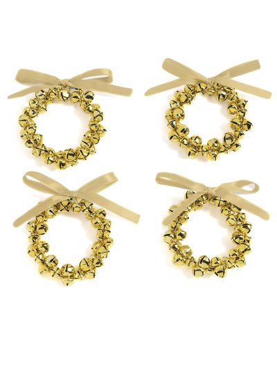 Shiraleah Set Of 4 Jingle Bells Napkin Rings product