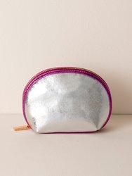 Skyler Cosmetic Pouch, Silver