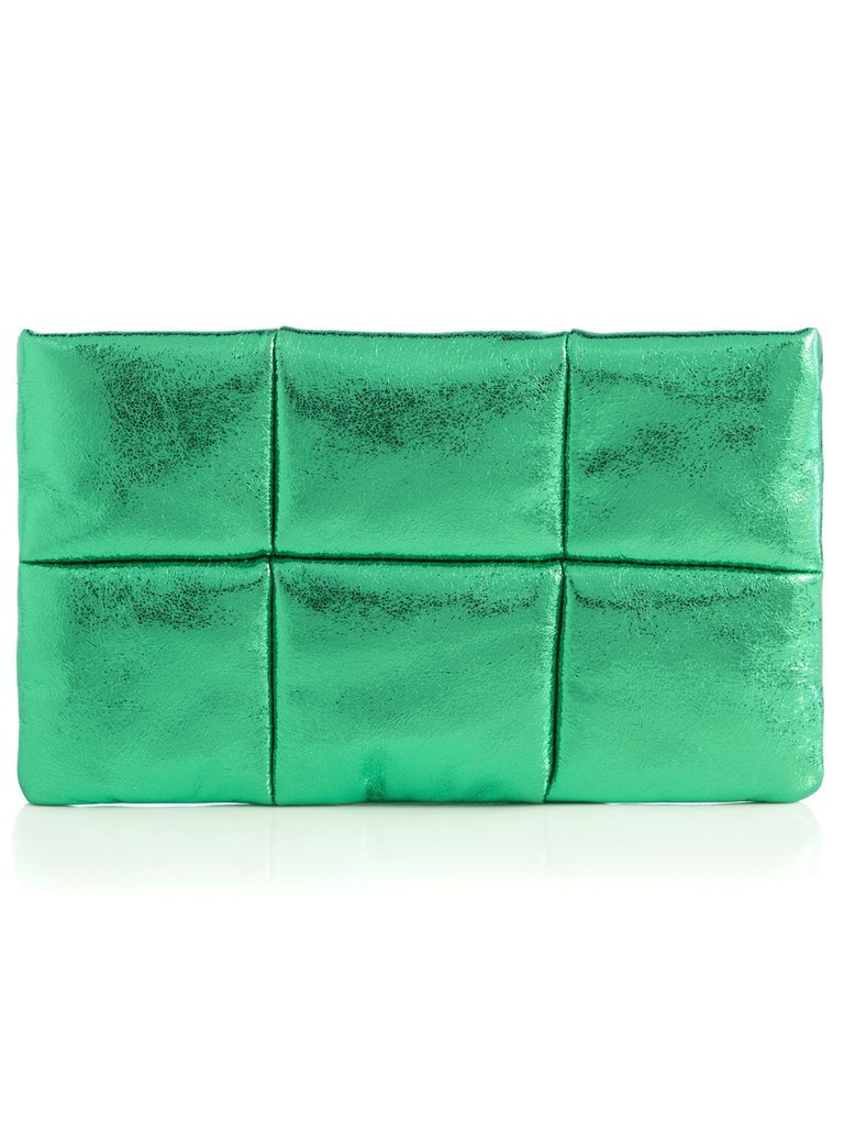 Skyler Zip Pouch, Emerald - Emerald