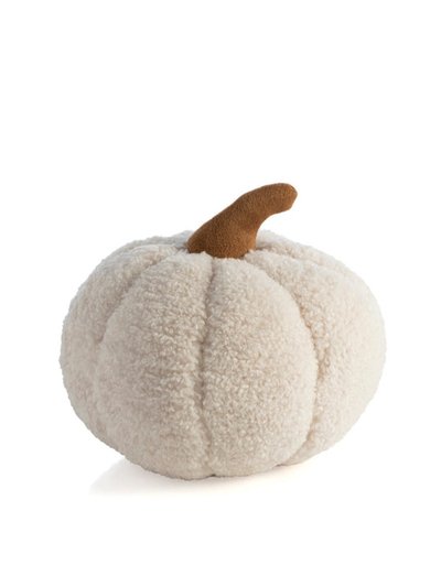 Shiraleah Small Sherpa Pumpkin Pillow, Ivory product