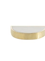 Small Wallace D-Shape Wall Shelf - Gold