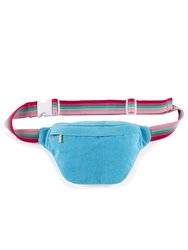 Sol Terry Sling Belt Bag, Turquoise