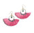 Sonya Fringe Earrings, Pink - Pink