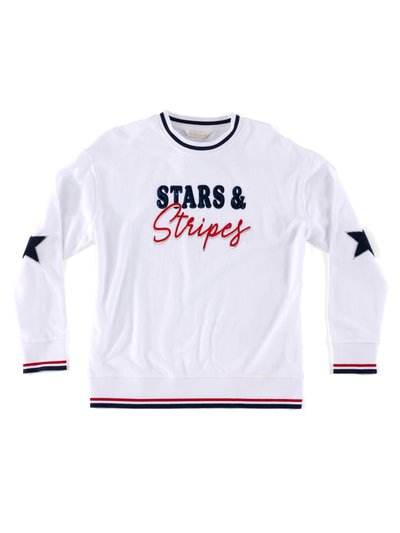 Shiraleah "Stars & Stripes" Sweatshirt, White product