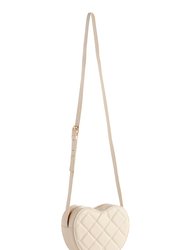 Sweetheart Cross-Body Bag, Ivory