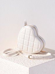 Sweetheart Cross-Body Bag, Ivory - Ivory
