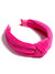 Terry Knotted Headband, Fuchsia - Fuchsia