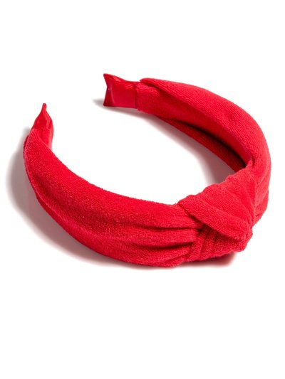 Shiraleah Terry Knotted Headband, Red product