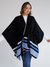 Twila Belted Cape, Black