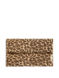 Ty Fold Clutch, Gold - Gold