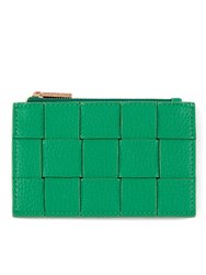 Verona Card Holder, Green - Green