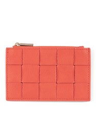 Verona Card Holder, Orange