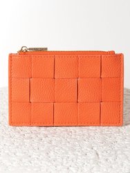 Verona Card Holder, Orange - Orange