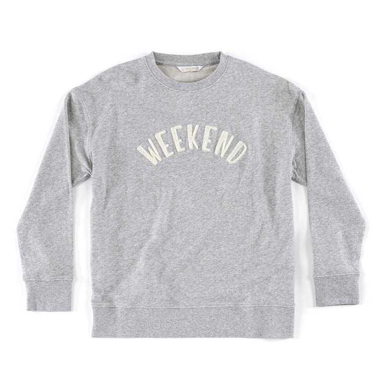 "Weekend" Sweatshirt - Grey