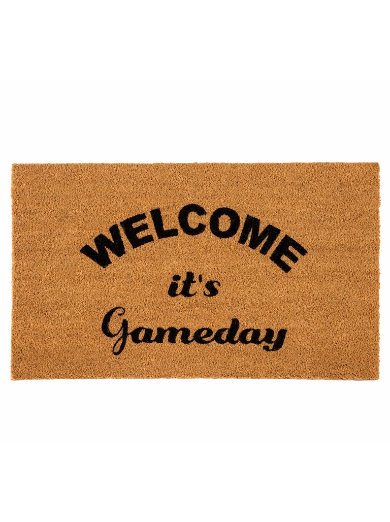 "Welcome It'S Gameday" Doormat