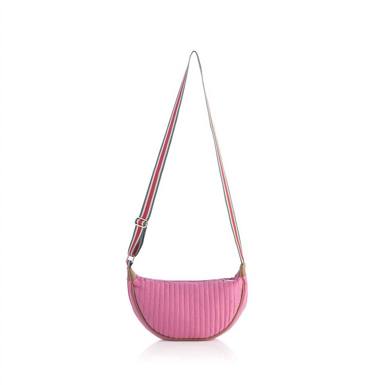 Women's Perfect Puffer Crossbody Bag In Pink