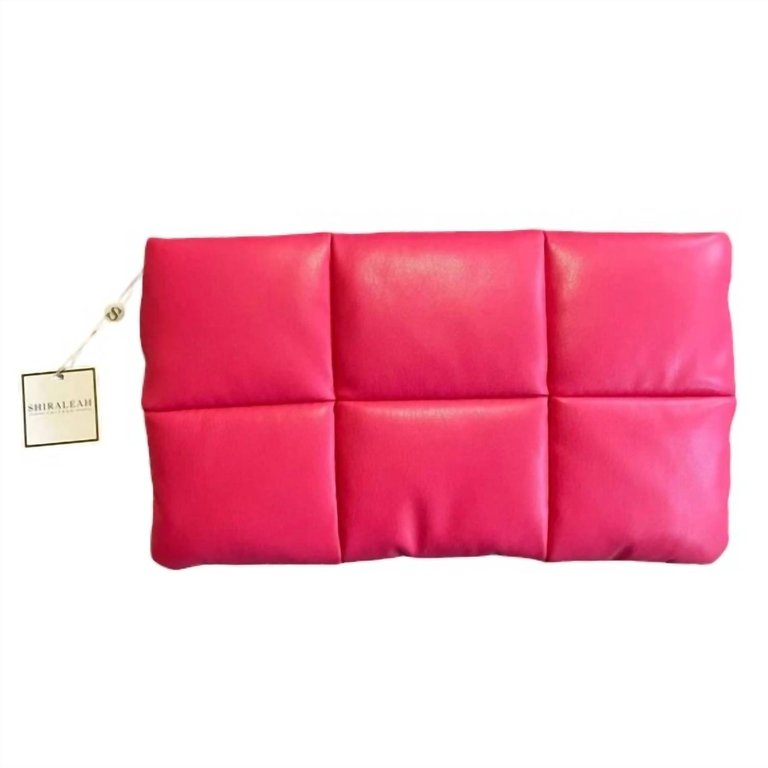 Women's Robin Zip Pouch Bag In Bubblegum - Bubblegum