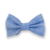 Blue Herringbone Flannel Dog Bow Tie - Blue Herringbone