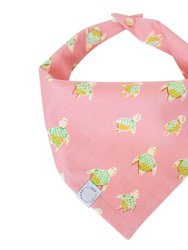 Just Keep Swimming Turtles Dog Bandana - Turtles