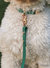 Meadow Green Floral Dog Collar