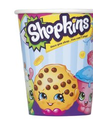 Shopkins Paper Cups 8 Per Pack - 9 oz - 270 ml]