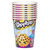 Shopkins Paper Cups 8 Per Pack - 9 oz - 270 ml]