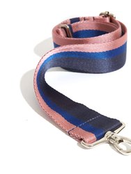 Boardwalk Bag Strap - Navy/Blue/Pink