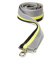 Boardwalk Bag Strap - Grey/Yellow/Black