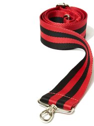 Boardwalk Bag Strap - Red/Black