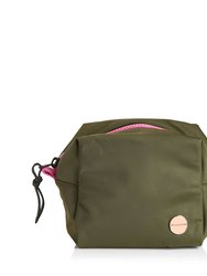 Stevie Cosmetic Bag - Army Green