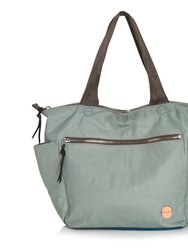 Tillie Tote Bag - Slate/Teal