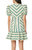 Alesia Dress In Spring Green/lime/ivory