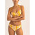 Floral Classic Bikini Bottom In Sunset Yellow - Sunset Yellow