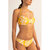 Floral Classic Bikini Bottom In Sunset Yellow