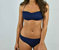 Geo Eyelet Classic Bikini Bottom In Navy