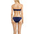 Geo Eyelet Classic Bikini Bottom In Navy