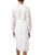 Hollis Eyelet Shirt Dress In Optic White