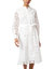 Hollis Eyelet Shirt Dress In Optic White - Optic White