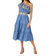 Iris Dress In Light Blue/Saffron - Light Blue/Saffron