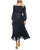 Talon Off-The-Shoulder Dress In Navy - Navy