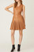 Women's Tae Dress In Camel - Camel