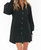 Allure Shirt Dress - Black Poplin